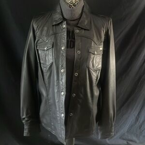 Harley Davidson snap up shirt/jacket